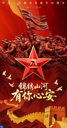 人民军队，生日快乐！